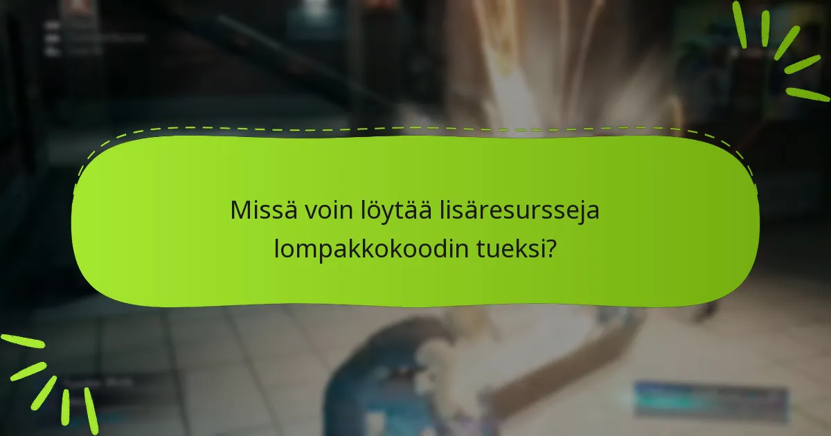 Mitkä ovat vaihtoehtoni, jos lompakkokoodini ei toimi?