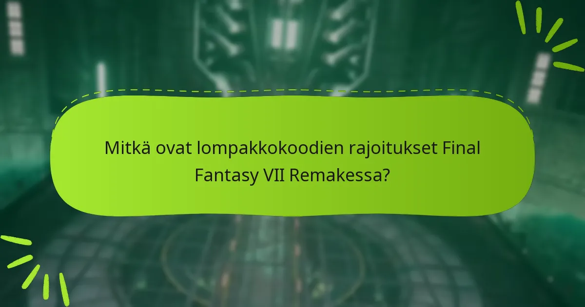 Mitkä ovat seuraukset, jos ylität lompakkokoodien rajoitukset?